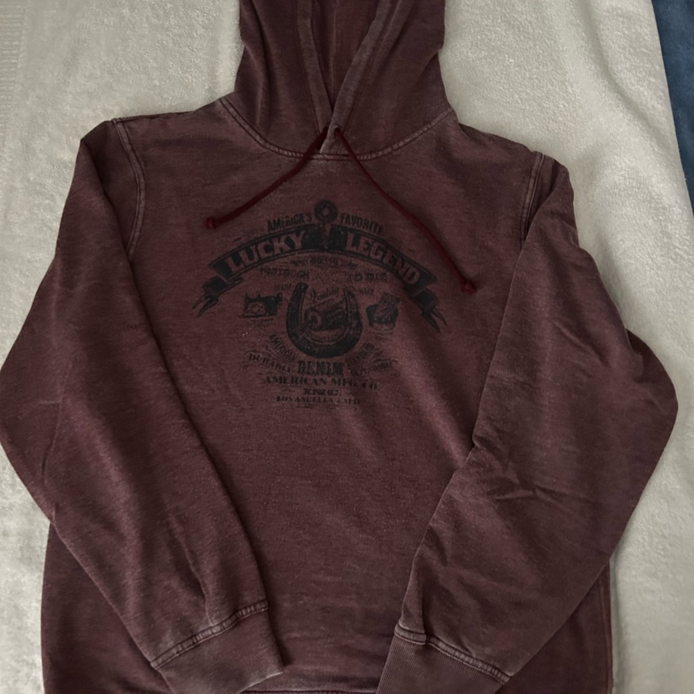Lucky Brand lightweight hooded sweatshirt